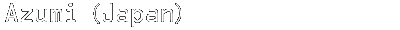 Azumi（Japan）