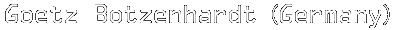 Goetz Botzenhardt（Germany）